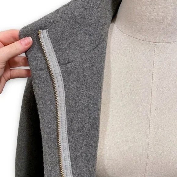 Dark Grey City Coat - Picture 6 of 7